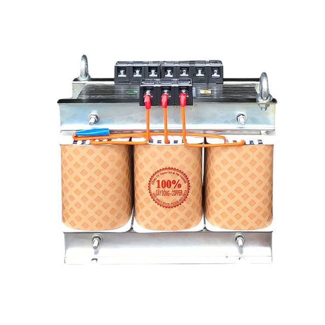 Biến áp 3Pha cách ly - 8KVA 380V/160V-200V