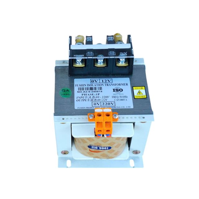 Biến áp Cách ly 1P 220V ra 12V - 1000VA (83A)