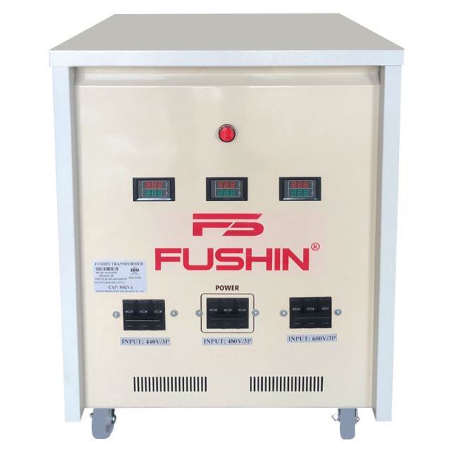 Biến áp Đa nguồn 3Pha 440V/480V/600V ra 380V - 50KVA Fushin