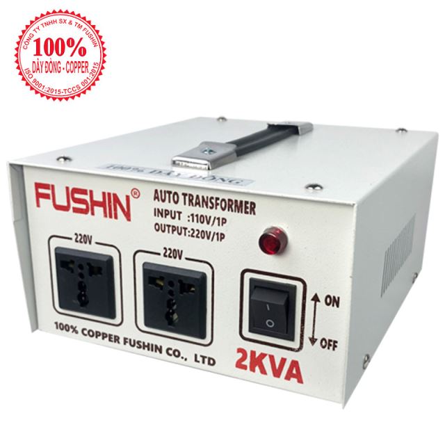 Đổi nguồn 110V ra 220V - 2KVA Dây đồng