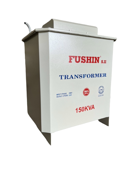 Biến áp Ngâm dầu - 150KVA 380V/220V/200V Fushin