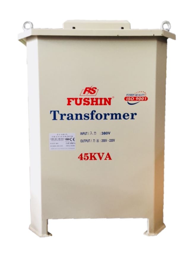 Biến áp Ngâm dầu - 45KVA 380V/220V/200V Fushin