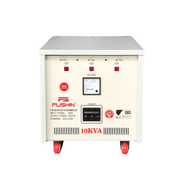 Biến áp tự ngẫu 3Pha - 10KVA 480V/380V Dây Đồng