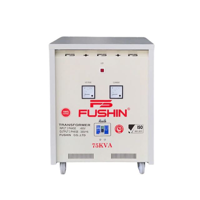 Biến áp tự ngẫu 3Pha - 75KVA 480V/380V Dây Đồng