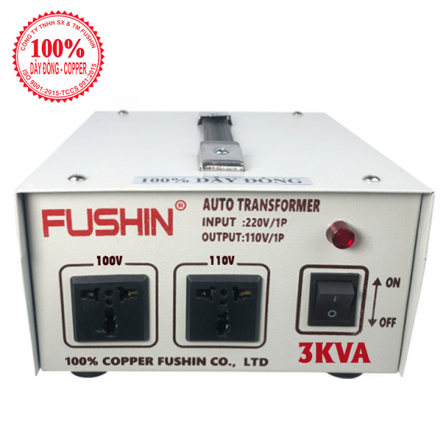 Đổi nguồn 220V ra 110V - 3KVA Dây dồng