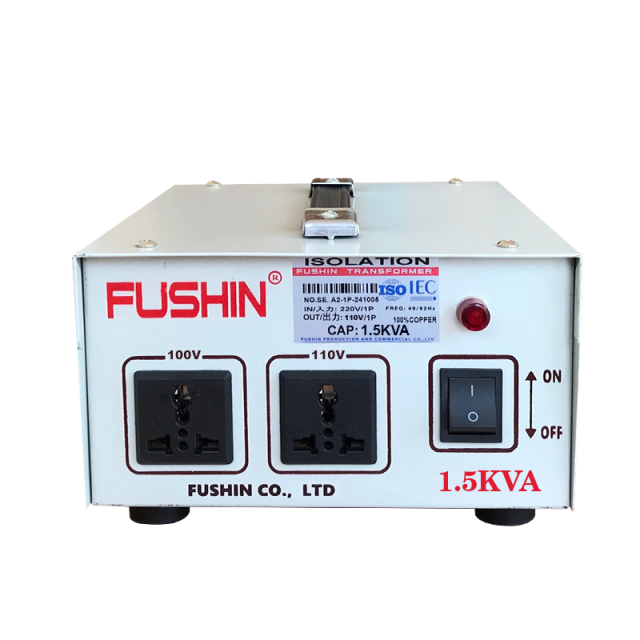 Đổi nguồn Cách ly - 1.5KVA 220V ra 110V 220V Thông dụng