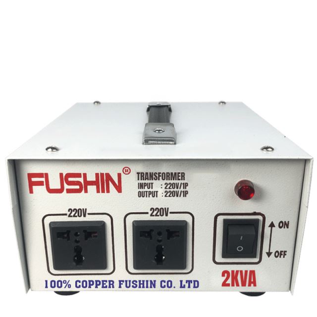 Đổi nguồn Cách ly - 2KVA 220V ra 110V 220V Dây đồng