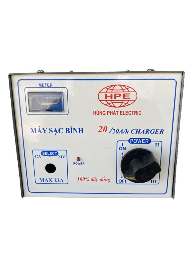 Máy sạc tăng giảm 24VDC - 20A Dây đồng