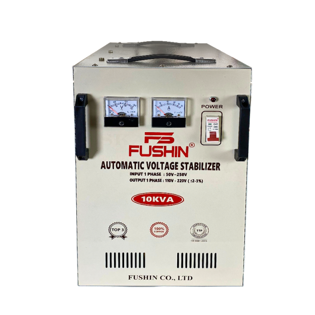 Ổn áp 1 Pha - 10KVA Dải 50V ~ 250V Fushin