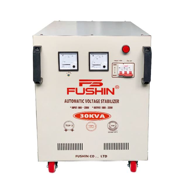 Ổn áp 1 Pha - 30KVA Dải 90V ~ 250V Fushin