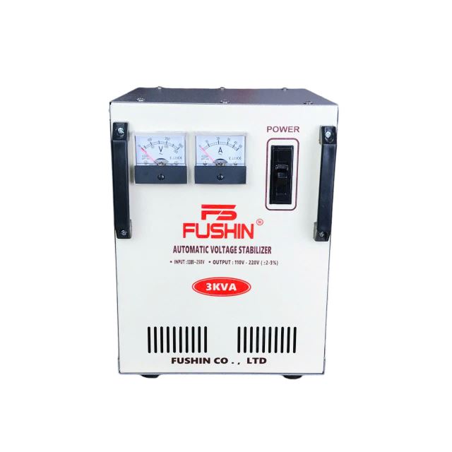 Ổn áp 1 Pha - 3KVA Dải 130V ~ 250V Fushin