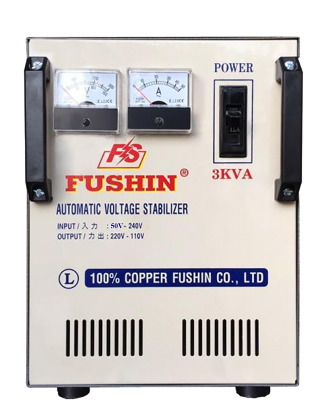 Ổn áp 1 Pha - 3KVA Dải 50V ~ 250V Fushin