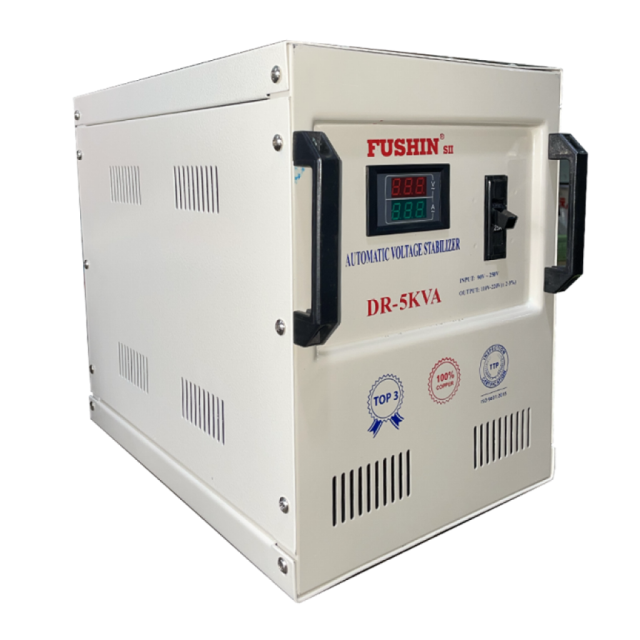 Ổn áp 1 Pha - 5KVA dải 130V đến 250V Fushin