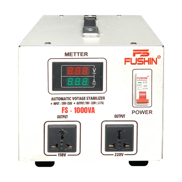 Ổn áp 1Pha - 1KVA Dải 130V đến 250V Fushin