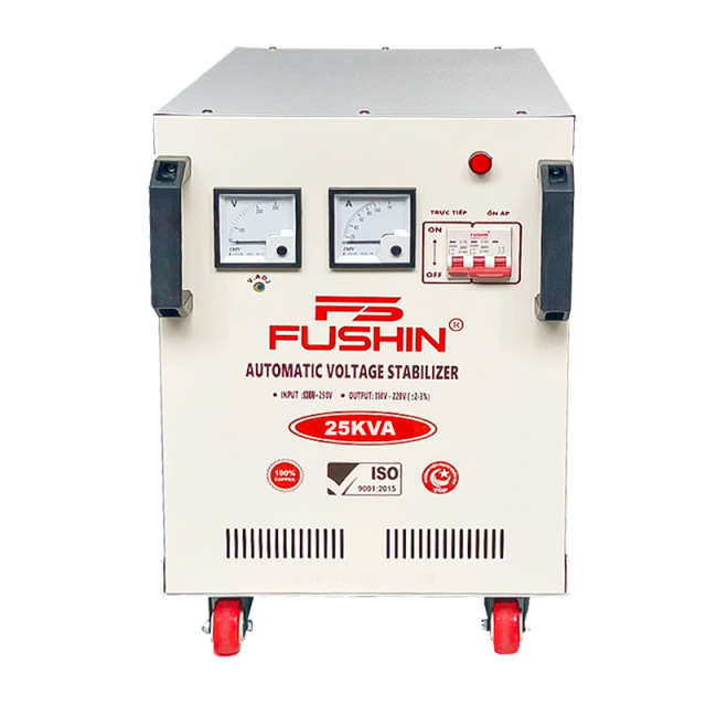 Ổn áp 1Pha - 25KVA Dải 130V đến 250V Fushin