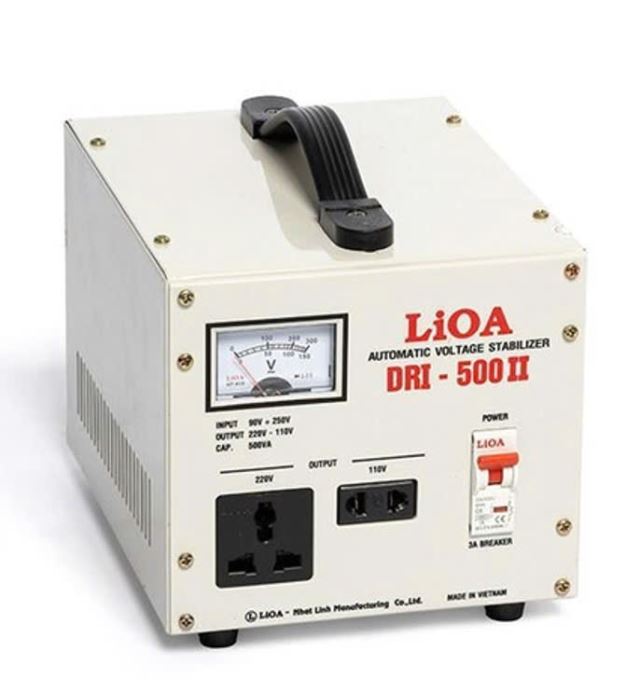 Ổn áp 1Pha Lioa - DRI 500VA dải 90V ~ 250V