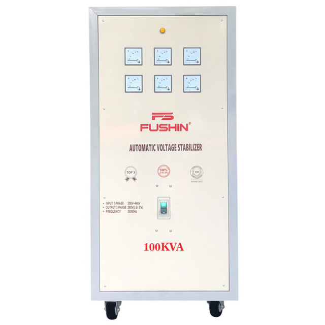 Ổn áp 3 pha - 100KVA Dải 260V ~ 420V Fushin