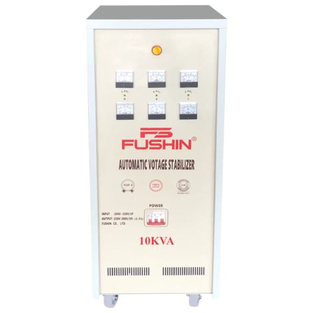 Ổn áp 3 pha - 10KVA Dải 320V ~ 420V Fushin