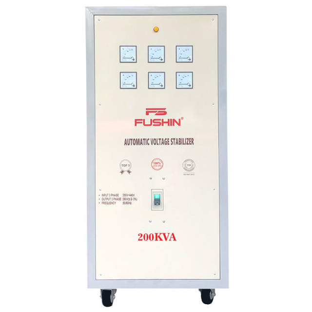 Ổn áp 3 pha - 200KVA Dải 320V ~ 420V Fushin