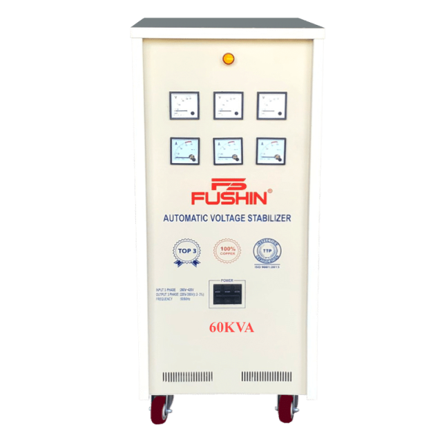 Ổn áp 3 pha - 60KVA Dải 260V ~ 420V Fushin