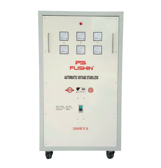 Ổn áp 3Pha - 500KVA (Dải 300V đến 420V) Fushin