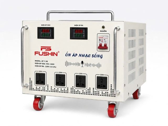 Ổn áp điện Fushin - 7.5KW Nhạc sống âm thanh