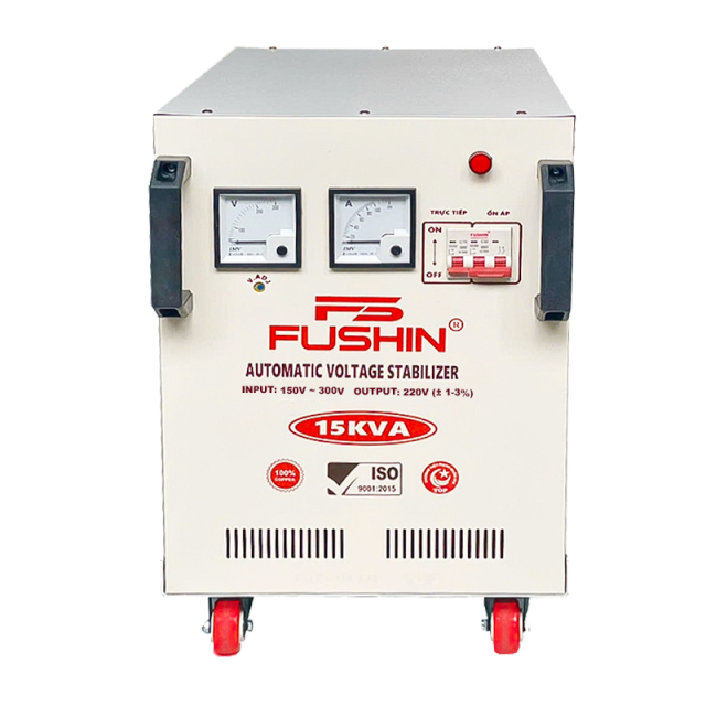 Ổn áp NL Mặt Trời - 15KVA Dải 150V ~ 300V Fushin