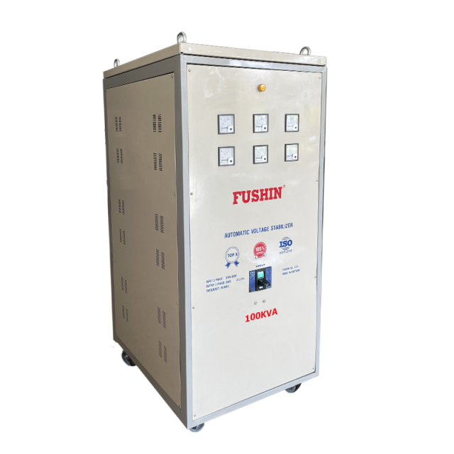 Ổn áp NLMT 3 pha - 100KVA Dải 350V ~ 500V Fushin