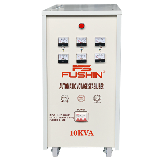 Ổn áp NLMT 3 pha - 10KVA Dải 350V ~ 500V Fushin