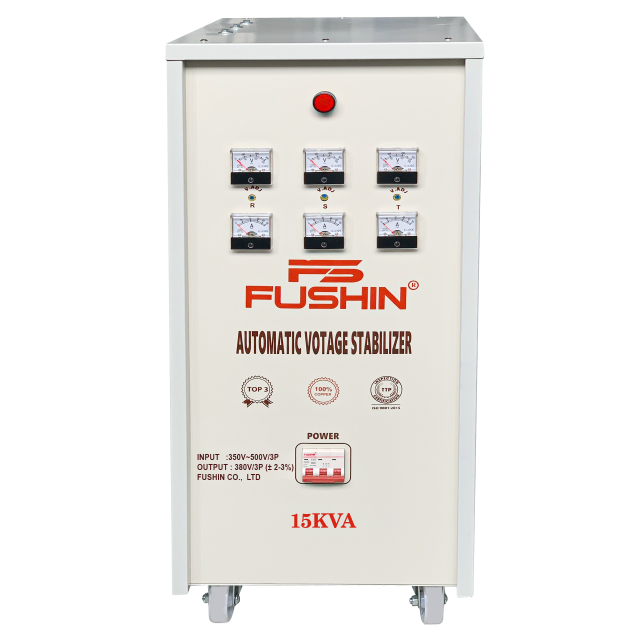 Ổn áp NLMT 3 pha - 15KVA Dải 350V ~ 500V Fushin