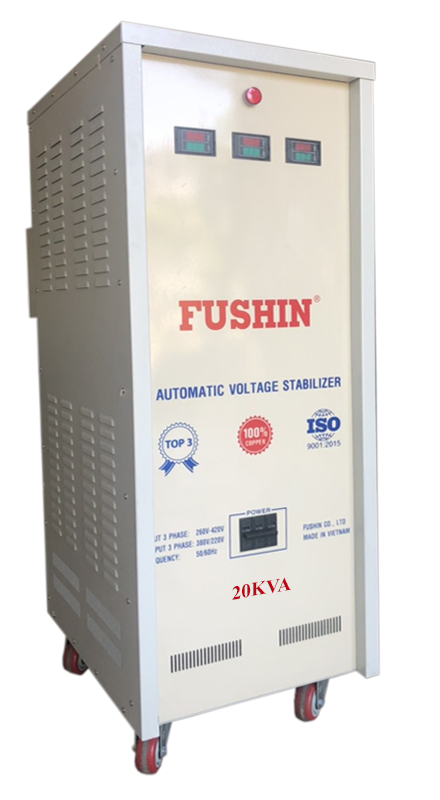 Ổn áp NLMT 3 pha - 20KVA Dải 350V ~ 500V Fushin