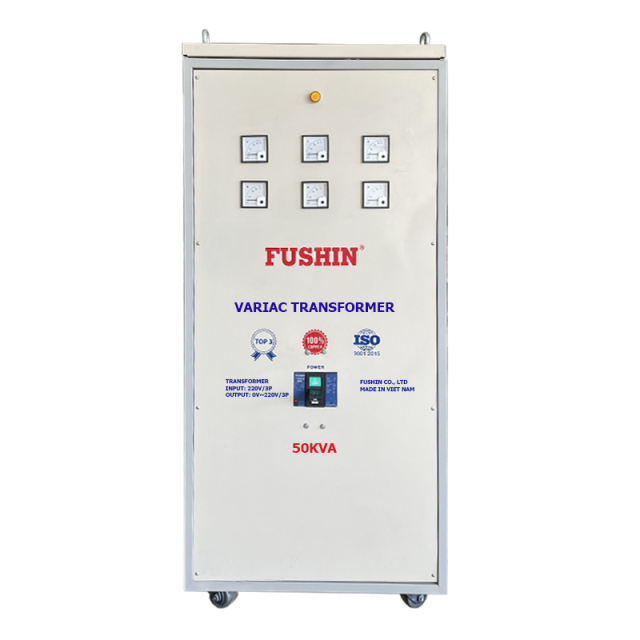 Ổn áp NLMT 3 pha - 50KVA Dải 350V ~ 500V Fushin