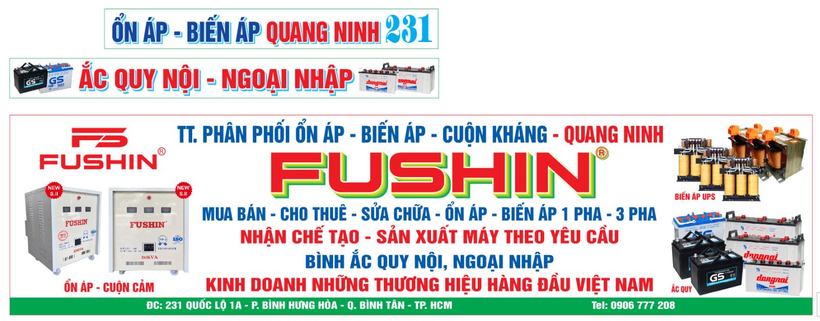 Đại Lý Cung Cấp Ổn Áp - Biến Áp - Cuộn Kháng Chính Hãng Tại Hồ Chí Minh