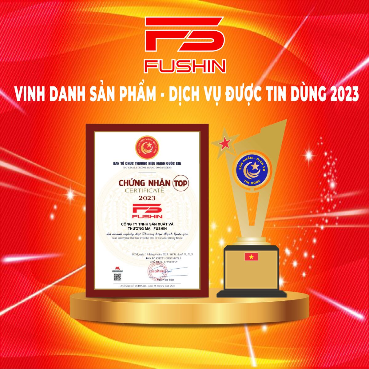 Sự kiện vinh danh sản phẩm và thương hiệu quốc gia năm 2023